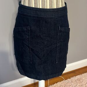LOFT Denim Mini Skirt